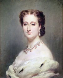 Porträtt av kejsarinnan Eugénie (1826-1920)